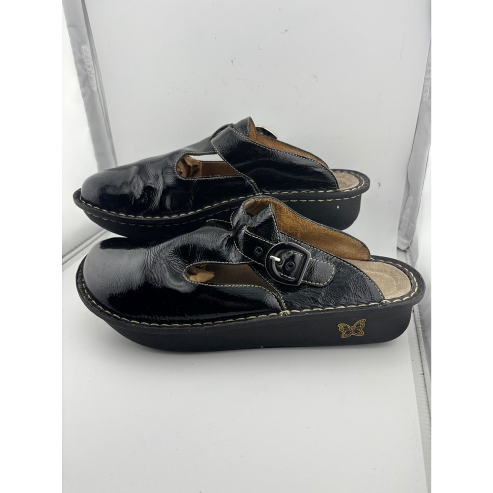 Women's Alegria mary Jane Clogs Shoes, Size 42, Black